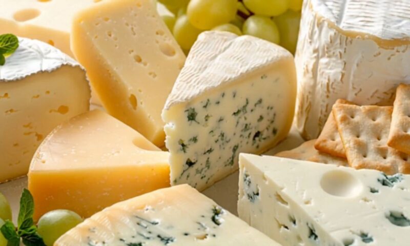 prikaz neoliko vrsta sira na dasci